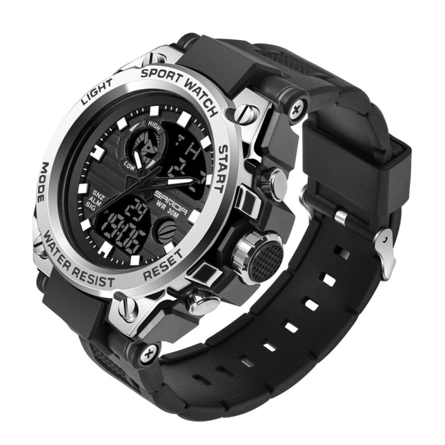 Наручные часы водонепроницаемые недорого. Часы Sanda Sport watch. Часы наручные Sanda 739.