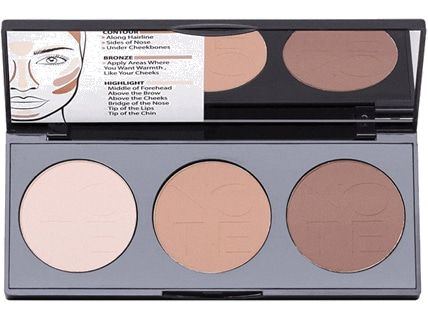 Пудровая палетка для контурирования лица NOTE perfecting contour kit powder palette