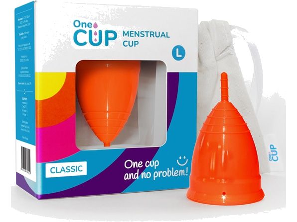 Менструальная чаша оранжевая OneCUP Classic orange