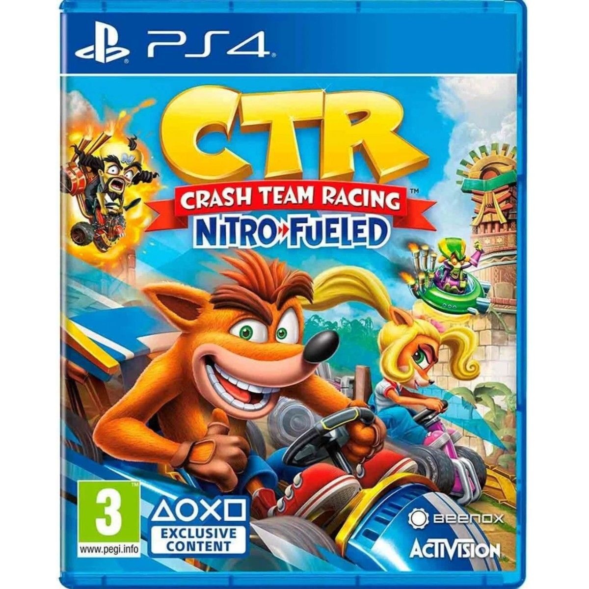 Краш игра на сони. Crash Team Racing ps4. CTR Nitro fueled Xbox one. Crash Bandicoot гонки ps4. CTR Nitro fueled ps4.