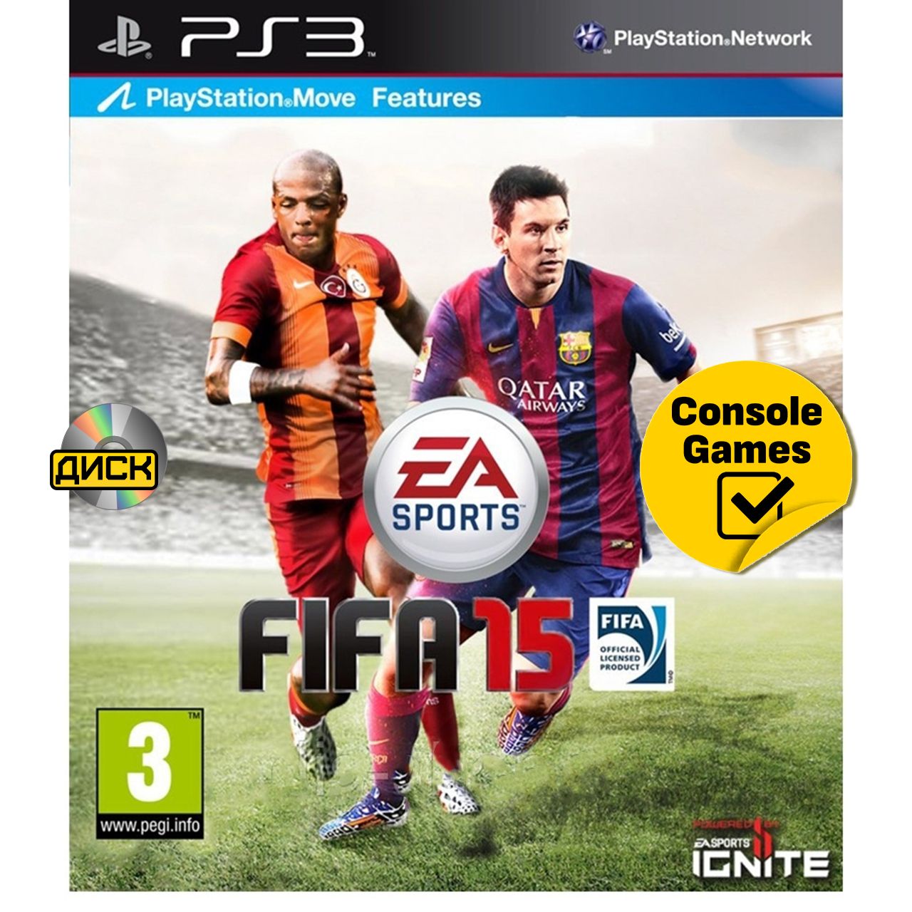 PS3 FIFA 15. Товар уцененный