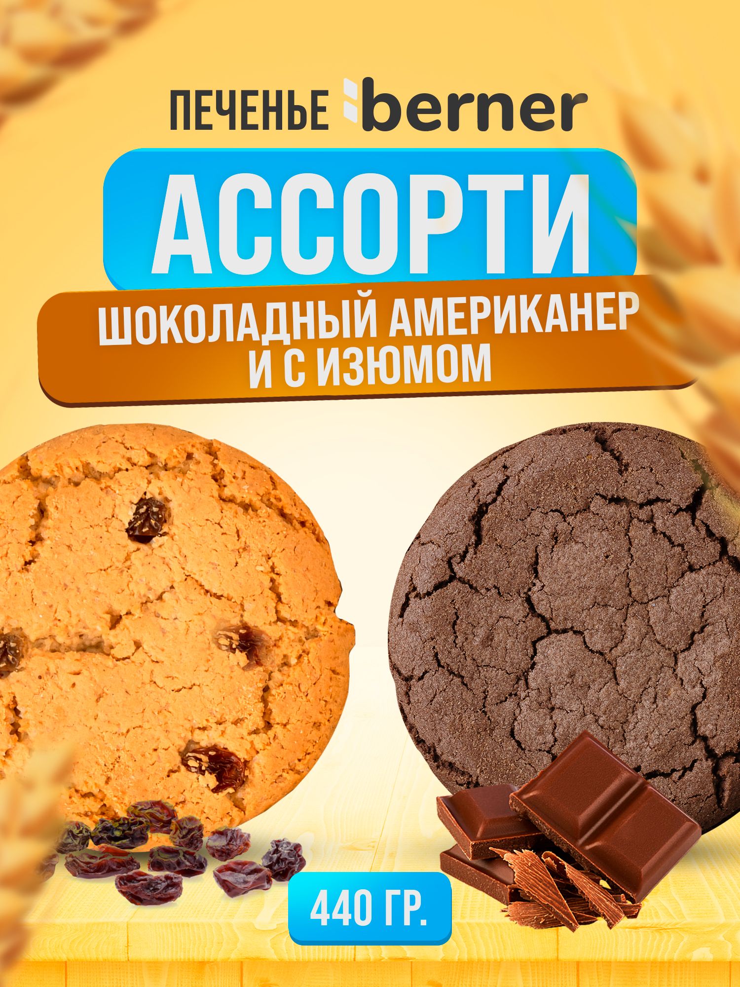 Овсяное Печенье с Шоколадом и Изюмом – купить в интернет-магазине OZON по  низкой цене