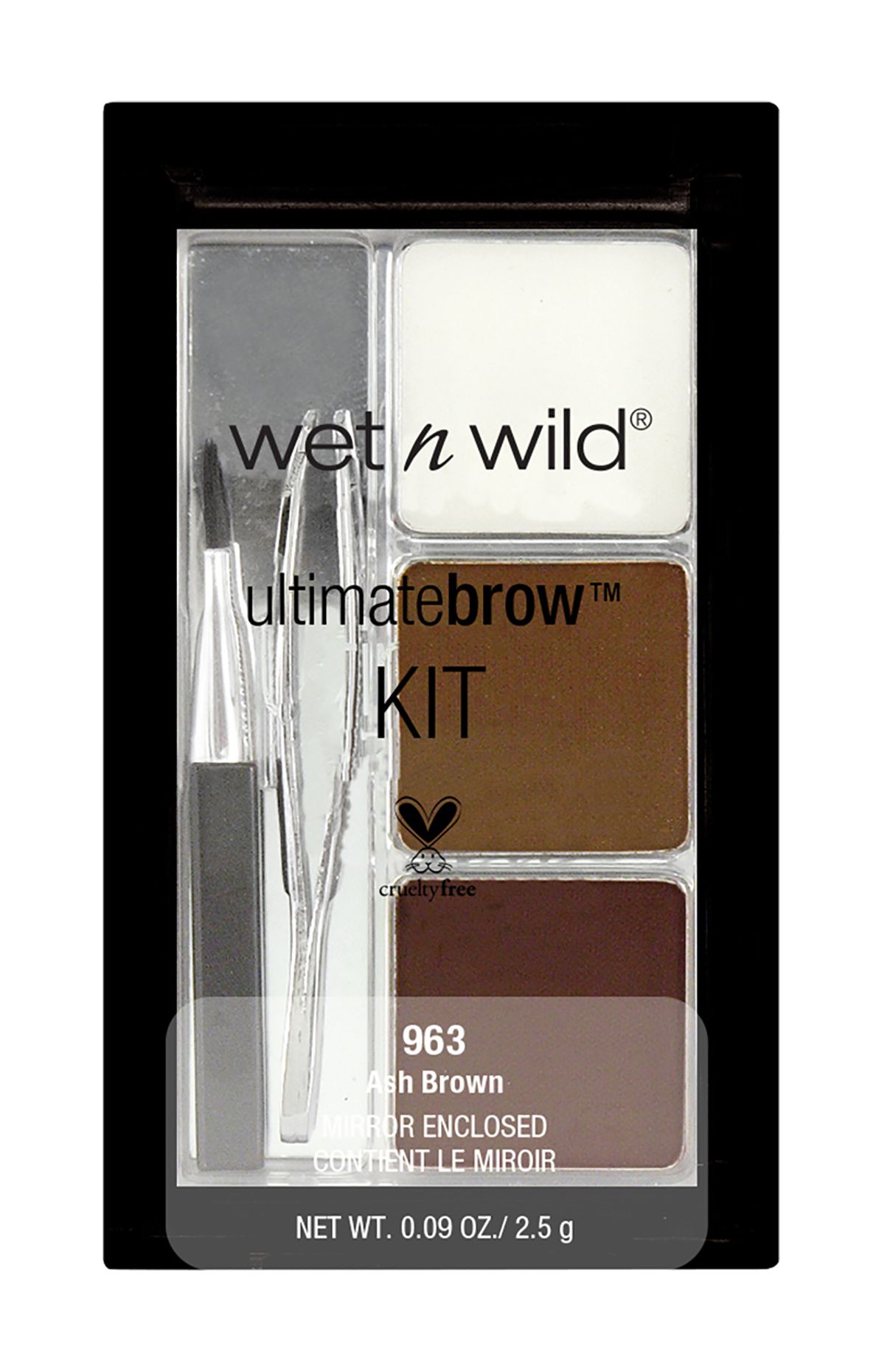 WET N WILD Ultimate Brow Набор для бровей, E963, Ash Brown