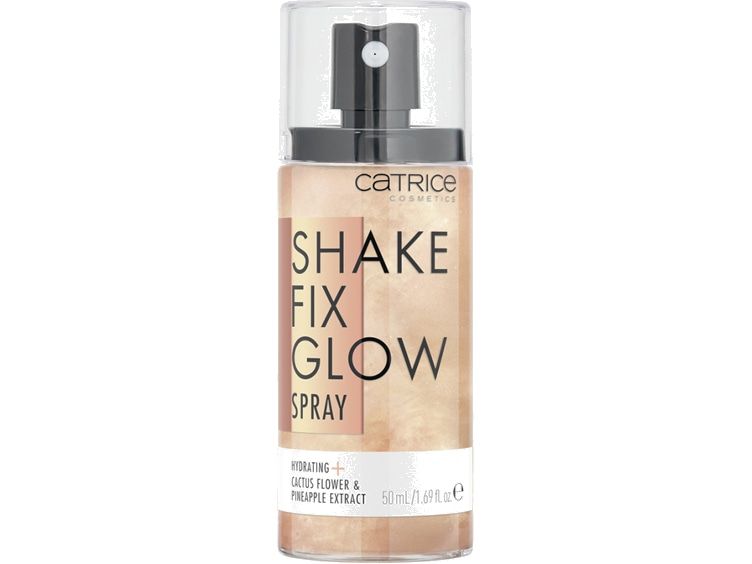 Спрей фиксирующий для макияжа с мерцанием Catrice Shake Fix Glow Spray