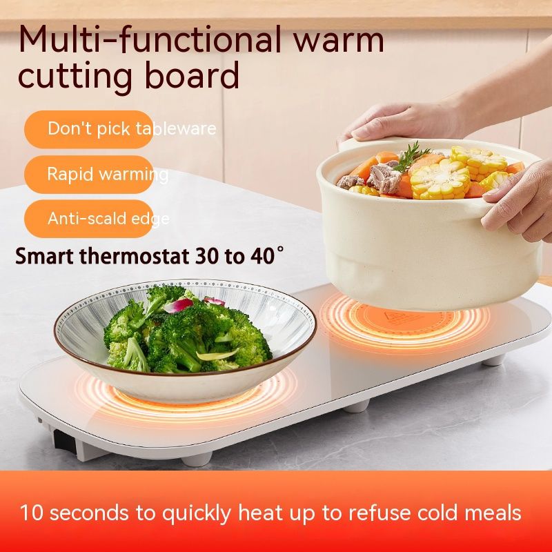 Разделочная доска с электроподогревом и подогревом, подогреватель пищи