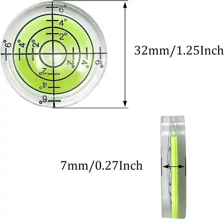 Уровеньпузырьковый,круглый,мини