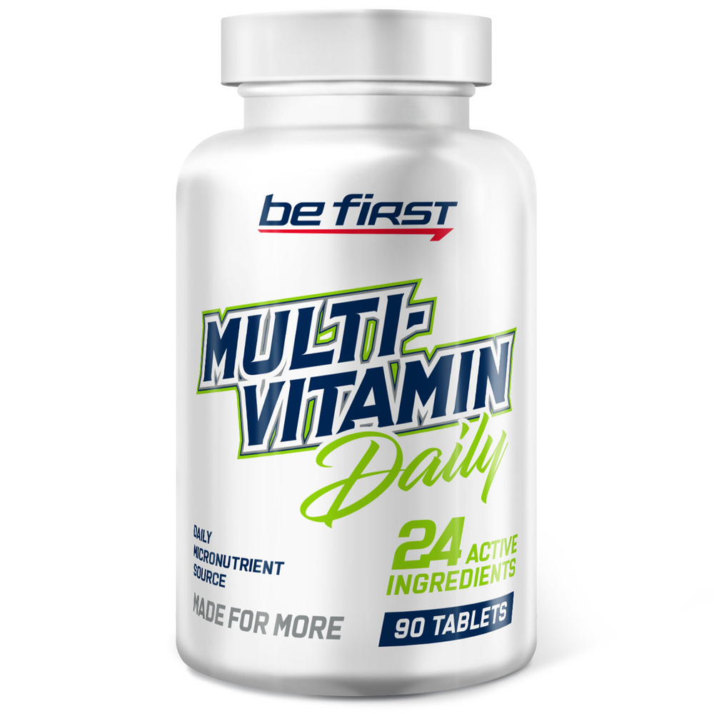 Повседневный витаминно-минеральный комплекс для жизненного тонуса Be First Multivitamin Daily 90 таблеток #1