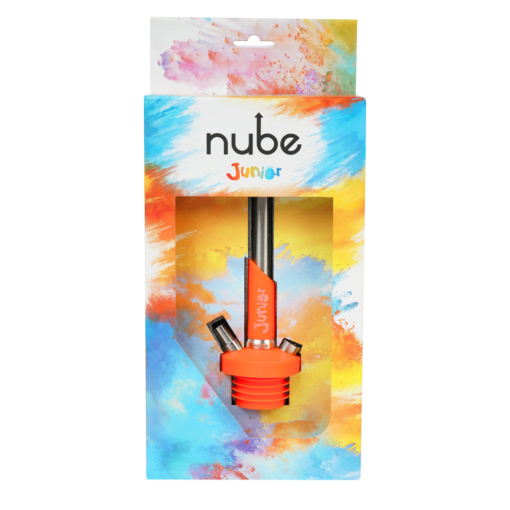 Шахта с мундштуком для кальяна на силиконовом основани Nube Junior orange (оранжевый)  #1