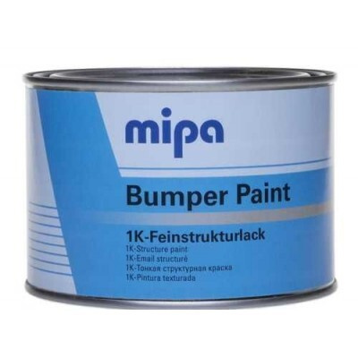 Краска структурная Mipa Bumper paint черная, 0,5л #1