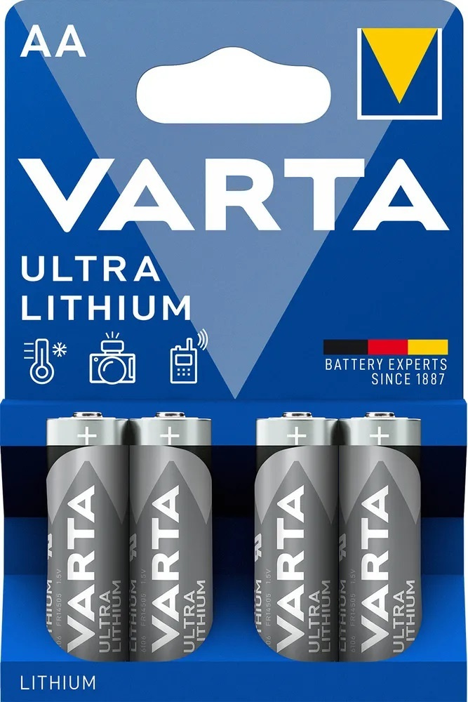 Varta Батарейка AA, Литиевый тип, 1,5 В, 4 шт #1