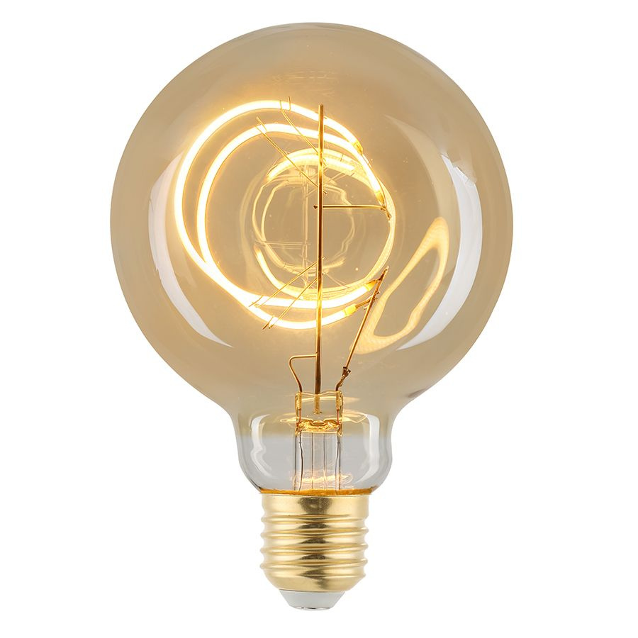 General, Лампа светодиодная филаментная "Золотая луна" Комплект из 10 шт. 8 Вт Цоколь Е27 2700К, G95SW #1