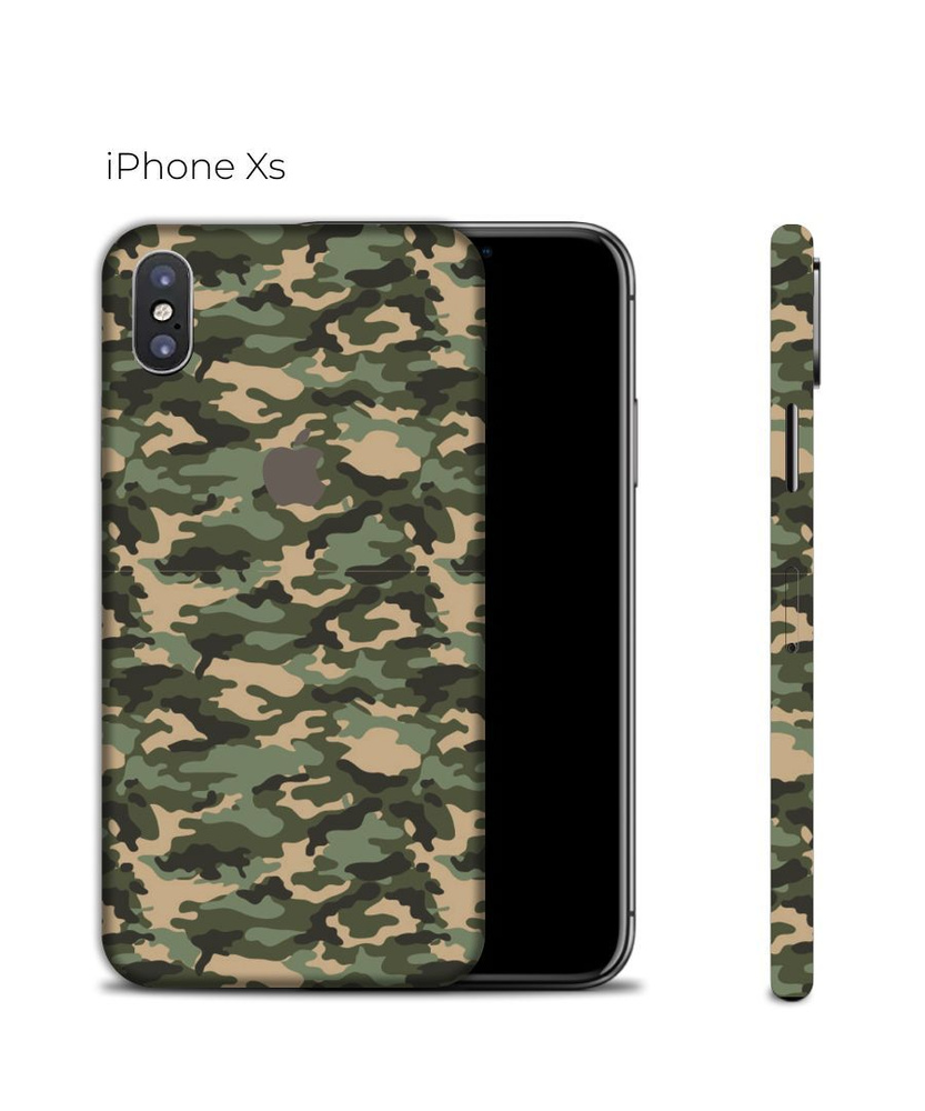 Защитная пленка на Айфон Икс Эс с защитой краёв / Виниловая наклейка на ...