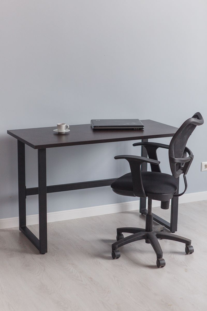 Стол компьютерный Good Desk Loft,размер 180х80х75 см, цвет венге, цвет ножек черный  #1