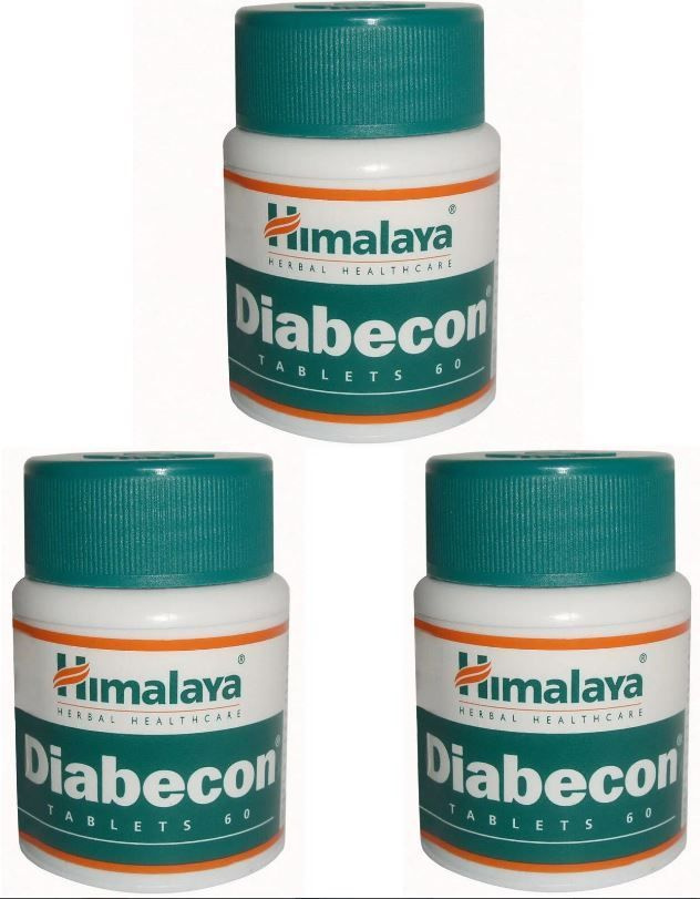 Диабекон Хималая 3 шт. (Diabecon Himalaya) при диабете, восстанавливает ...