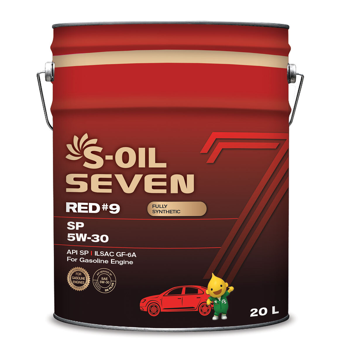  масло S-OIL SEVEN RED#9 5W-30 Синтетическое 20 л -  в .