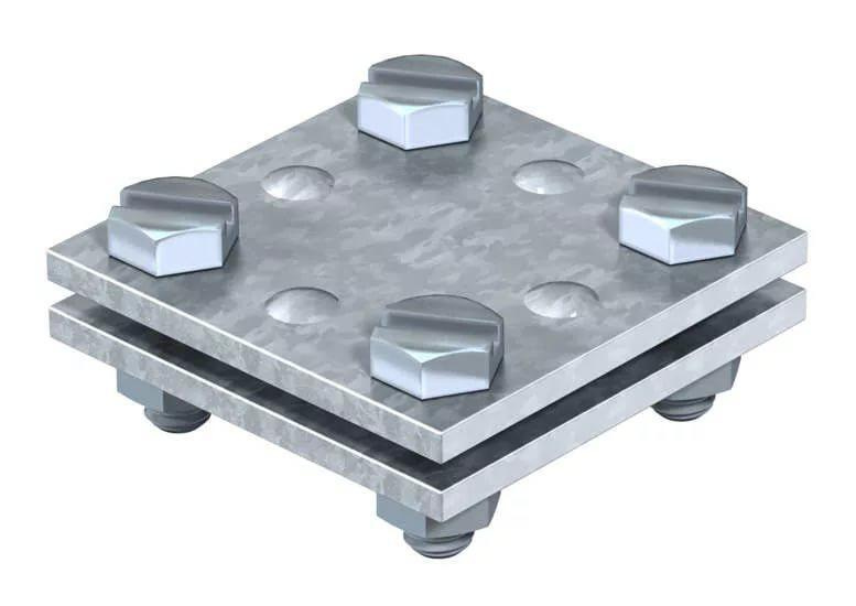 Соединитель полосы крестовой горячий цинк (256 A-DIN 40 FT) - купить по ...