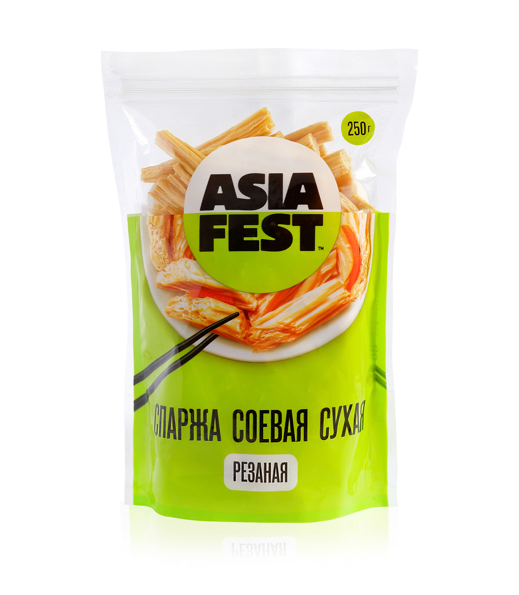Продукт соевый - спаржа соевая сухая резаная Asia Fest, 250 г — купить ...
