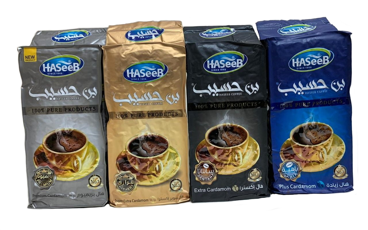 Кофе Арабский молотый с кардамоном Haseeb комплект №4 800 г — купить в ...