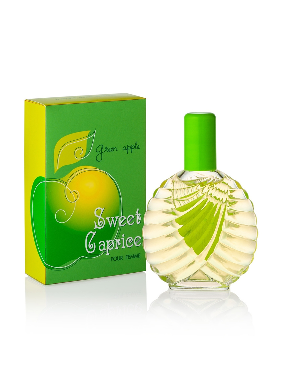 perfume green apple bottle