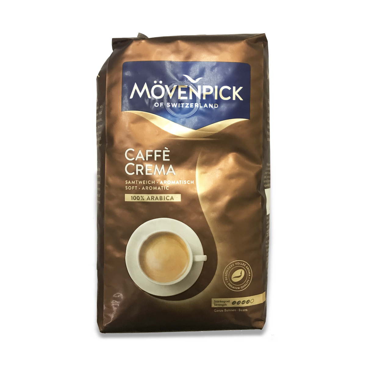 Кофе в зернах MOVENPICK, Caffe Crema (Мовенпик, Кафе Крема) 500 гр ...