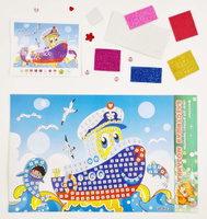 Набор для детского творчества &#34;Блестящая мозаика&#34;, &#34;Корабль&#34;, размер 26 х 19 см, артикул DV-9096 (LT-F03). Спонсорские товары