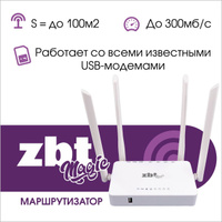 Wi-Fi роутер ZBT WE1626 MAGIC 12V. Спонсорские товары
