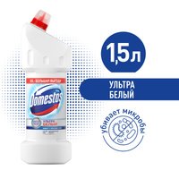 Domestos ультра белый чистящее средство для туалета антибактериальный эффект 1500 мл