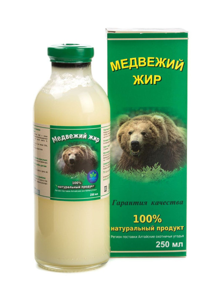 Медвежий жир натуральный, 250 мл - купить с доставкой по выгодным ценам ...