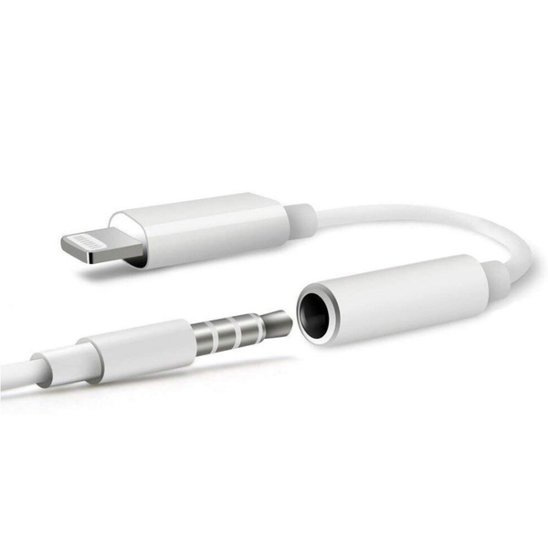 Адаптер переходник для наушников iPhone Lightning (лайтинг) на AUX Jack ...