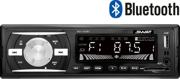 Автомагнитола SWAT MEX-1029BT (Bluetooth, USB)1 DIN - купить в интернет ...