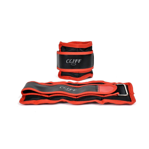 Утяжелители на ноги CLIFF дробь 2 кг (2шт по 1кг)/утяжелители для ...