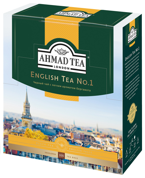 Чай в пакетиках черный Ahmad Tea English Tea No.1, 100 шт - купить с ...