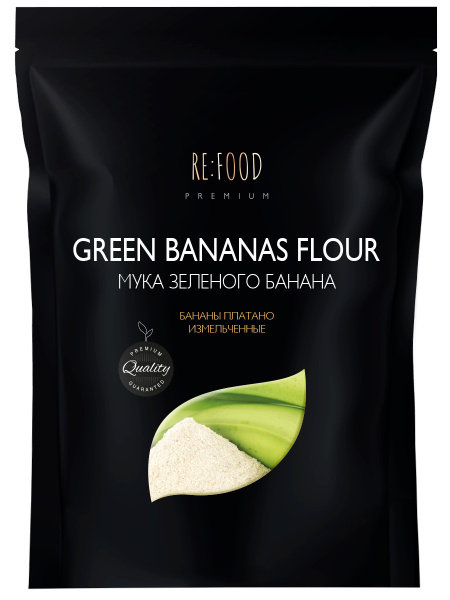 Мука зеленого банана PREMIUM 300 грамм, для похудения, суперфудс ...