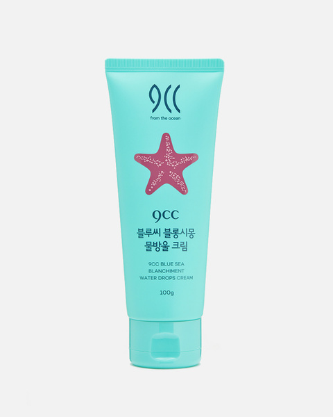 9CC Крем для лица, Blue sea blanchiment water drops cream 100 г ...