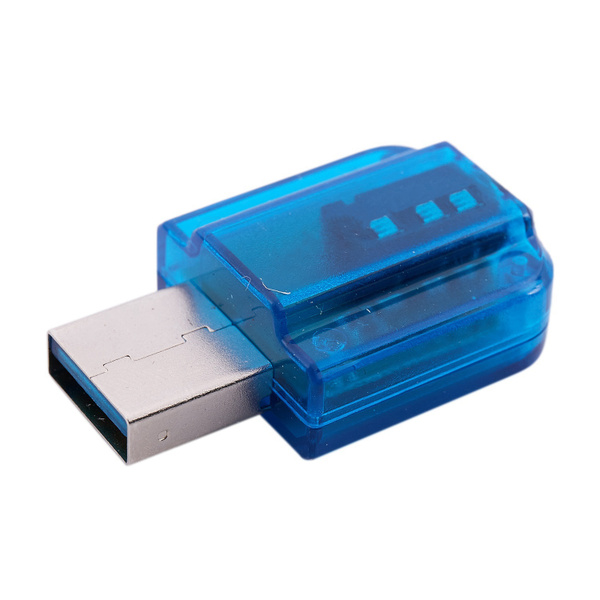 USB Bluetooth-аудиоприемник-передатчик Беспроводной адаптер 2 в 1 Синий ...