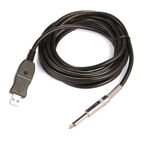3-метровый USB-кабель для записи от гитары к ПК, адаптер для провода 6 ...