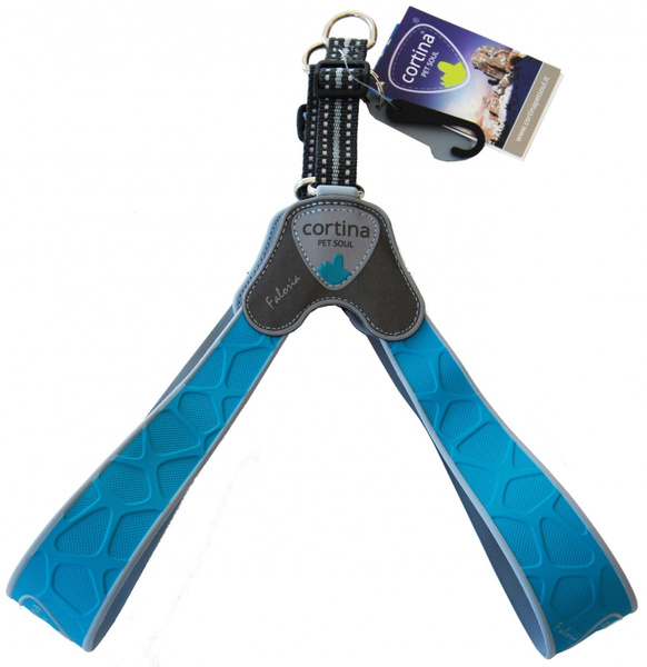 Coralpina Супер прочная шлейка FALORIA, бирюзовый (обхват груди 35-45 ...