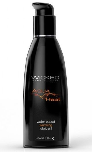 Согревающий лубрикант на водной основе Wicked AQUA HEAT - 60 мл ...
