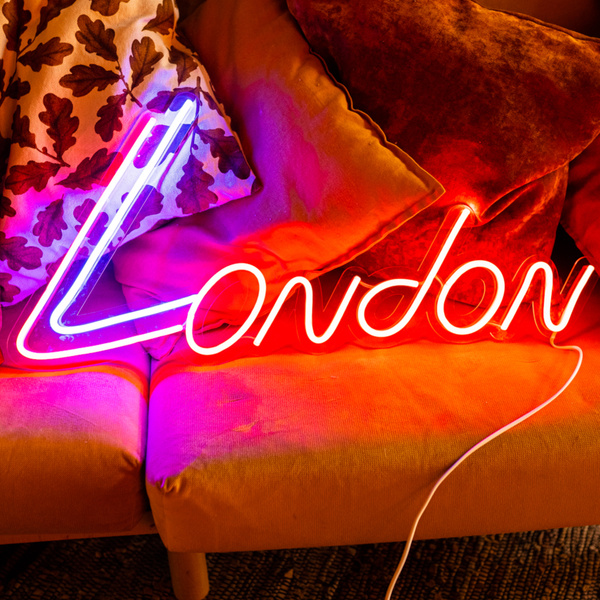 Неоновая табличка London, 70х35 см, 35 см, 70 см - купить в интернет ...