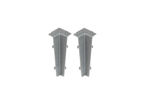 Аксессуар для плинтуса Cezarx22 мм, M201 Брашированный Алюминий ...