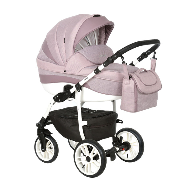 Коляска 3в1 Indigo Baby INDIGO F цвет 04 (темная пудра) - купить с ...