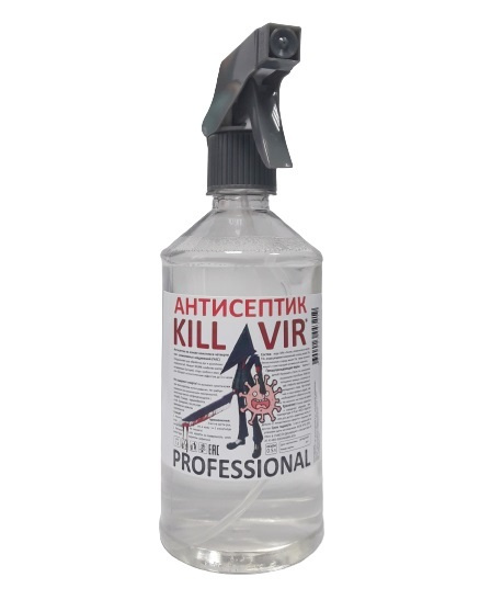 Антисептик без спирта KILL VIR для обработки рук и поверхностей с ...