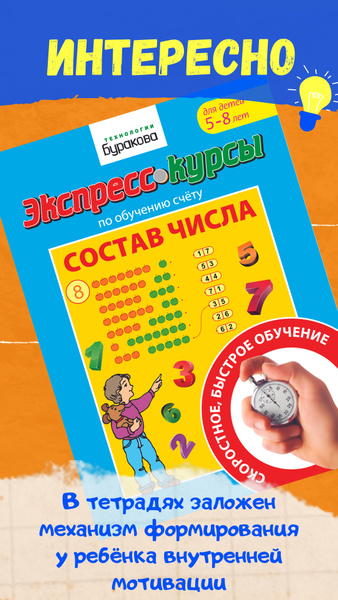 Изучаем состав числа/состав числа/учимся считать/обучение счету для ...