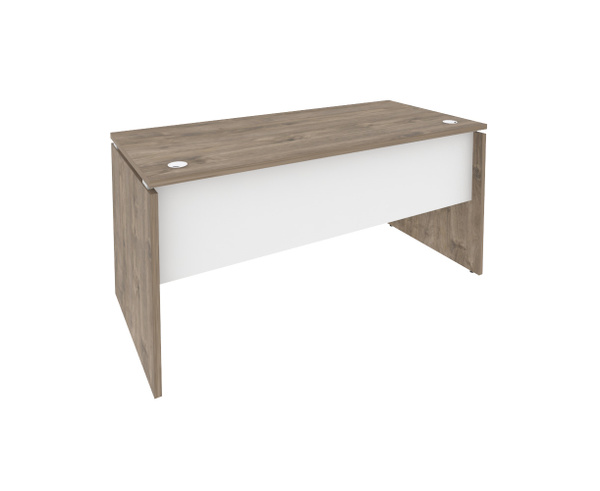 Письменный стол Riva O.SP-4.7_Тиквуд Темный/Белый, 158х72х75 см ...