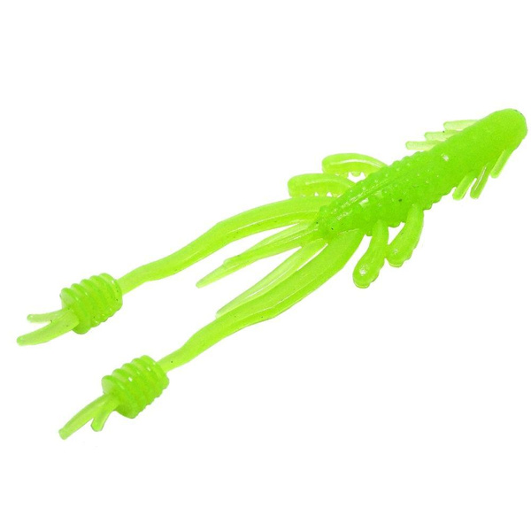 Силиконовая приманка YUMMY Shrimpy 3" 76mm цвет #10 Кислота - купить по ...
