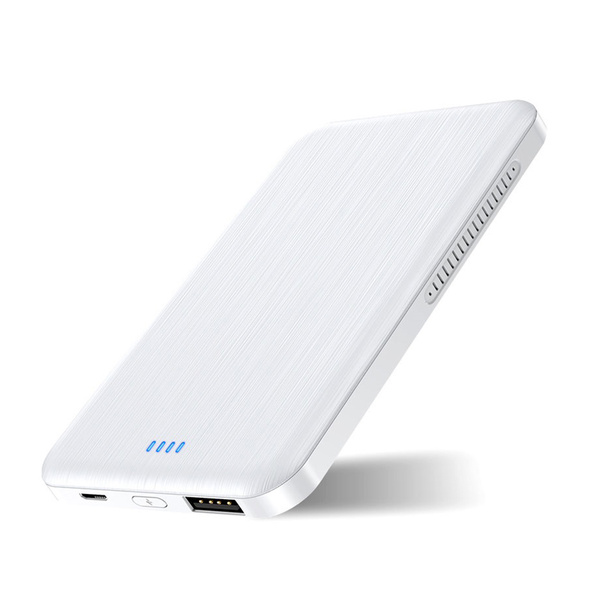 Магнитный беспроводной зарядки Мини Power Bank 4000 мАч Универсальный ...