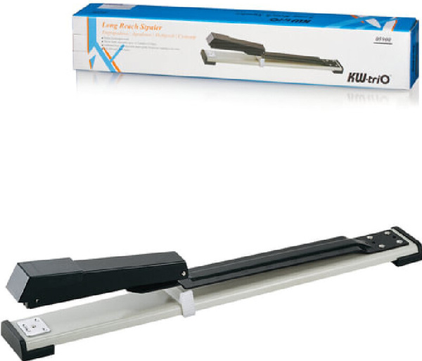 Степлер 24/6, 26/6 KW-trio, до 20 листов, С ФУНКЦИЕЙ БРОШЮРОВАНИЯ, серо ...