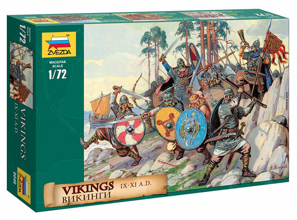 Набор фигурок Звезда 8046 Викинги Масштаб 1/72 купить на OZON по низкой ...