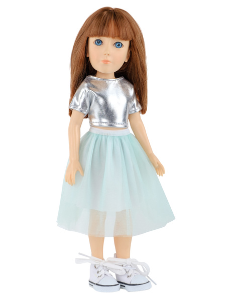 Кукла виниловая Луна Trinity Doll в голубой юбке - купить с доставкой ...