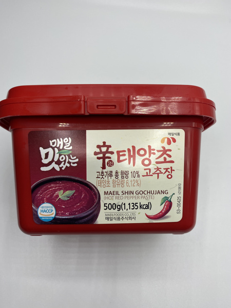 Корейская острая перцовая паста Кочудян Cochujang,500г Корея - купить с ...
